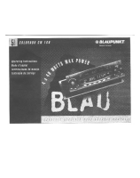 Blaupunkt Colorado-CM-168 - Owners Manual